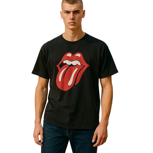 Chaser Other - Chaser Rolling Stones Tongue Graphic Tee Black Vintage 2006 Unisex Size L